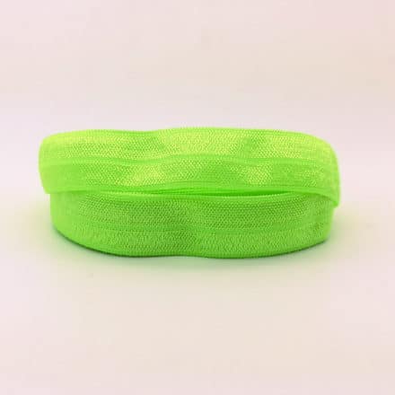 Elastiek lint koord 1.5cm breed lime groen sieraden maken