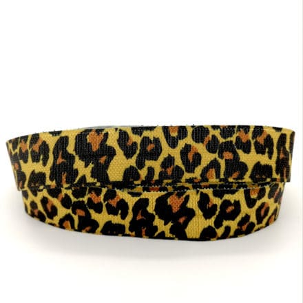 Goedkoop elastisch leopard lint geel zwart trends sieraden maken tijgerprint panterprint