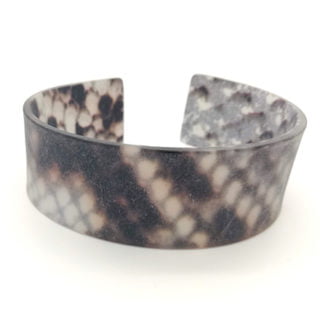 Matte slangen dierenprint trendy armband