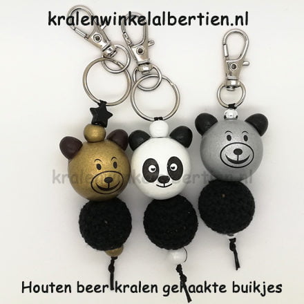 Gehaakte panda's en beertjes zelf maken niet kunnen haken