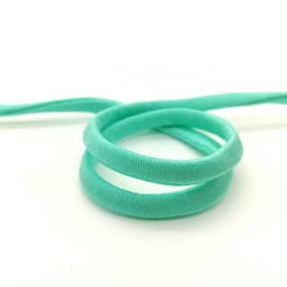 Sieraden elastiek koord lint elastische armbanden zelf maken rond gestikt 5mm naam armbandje