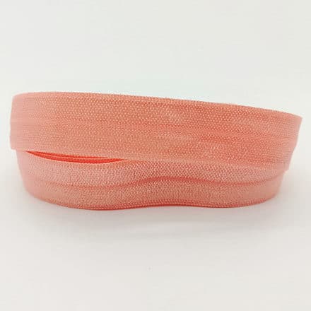 Licht peach roze elastisch lint 15mm breed zelf sieraden maken Ibiza style