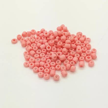 Light snowy roze kraaltjes glas rocaille 4mm armbandjes DIY maken