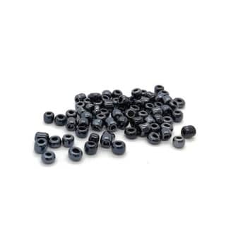 Rocailles glaskralen klein metallic zwart 3mm zelf armbandjes maken