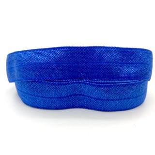 Sieraden elastiek 15mm electric blauw armbanden zelf knopen