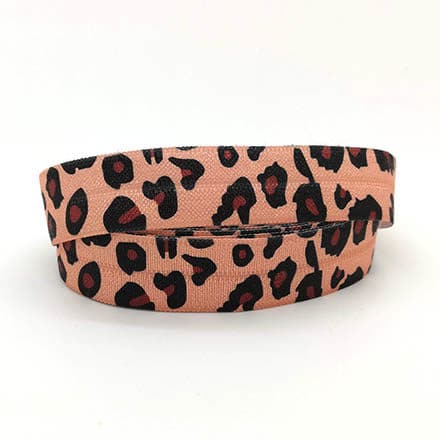 Elastisch panter lint koord elastiek 1.5cm breed armbandjes zelf maken trendy