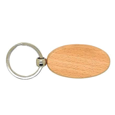 Ovalen sleutelhanger hout metalen ring houtbranden zelf maken diy ideetjes