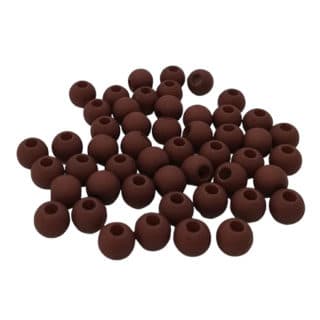 Kleine ronde kraaltjes mat 4mm Fired brick brown