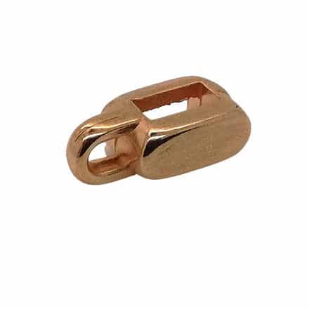 Rosé gouden hanger schuiver slider metaal sieraden maken