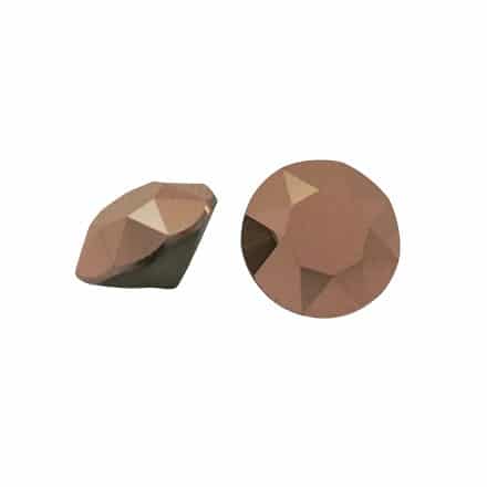 Swarovksi puntsteentjes crystal rose gold 8mm ss39 glas