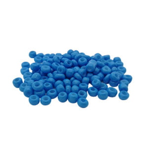 Rocailles glaskralen blauw seed beads 4mm klein