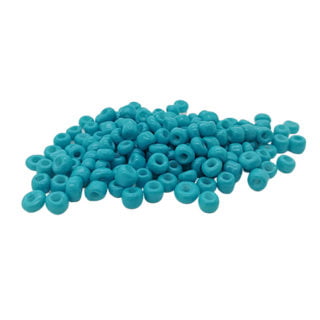 Seed beads kleine kraaltjes rocailles 4mm aqua blauw