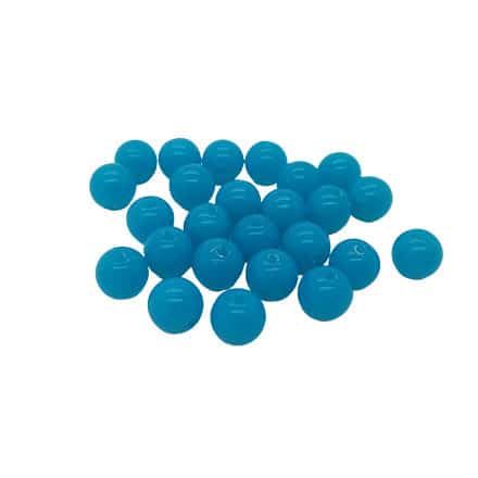 Acryl kraal fluor blauw 8mm rond