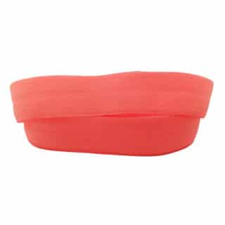 Elastiek koord 15mm vouw lint bias band coral neon