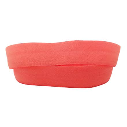 Elastiek koord 15mm vouw lint bias band coral neon