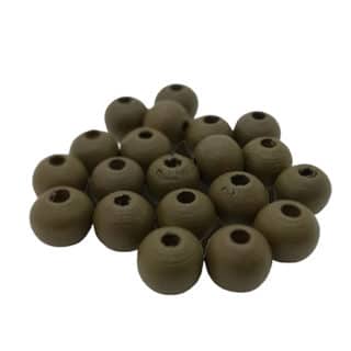 Dark olive green beads rond hout 8mm