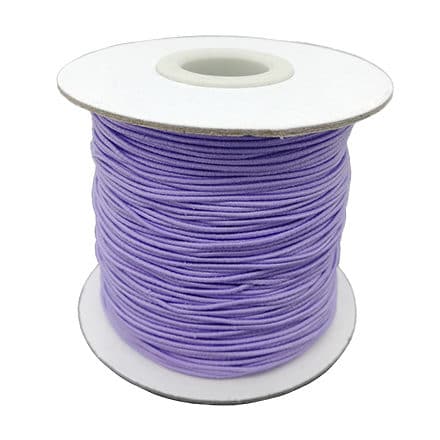 Elastisch sieraden draad elastiek lavendel lila 0.8mm