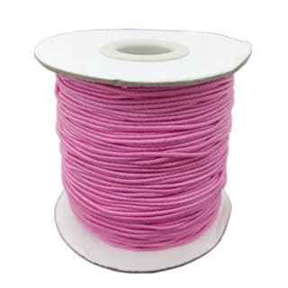 Rolletje roze elastisch draad 1mm