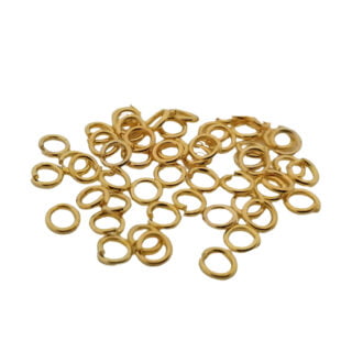 Sieraden buigringetje rond goud 4mm klein