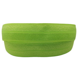 Elastiek lint 1.5cm breed neon geel groen