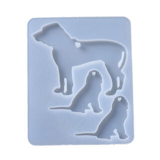 Silicone mallen hond bedeltje zelf maken