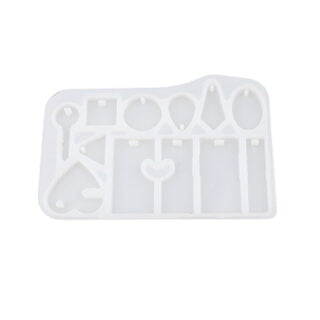 Flexibele silicone mal bedels maken sleutel hartje hangers