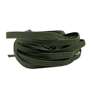 6mm breed elastiek koord leger donker groen armband mondkapjes lint