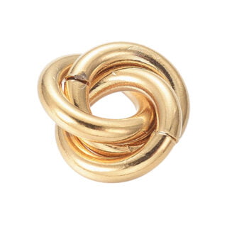 Stainless steel gouden ringen bedels