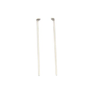 RVS headpins zilver 2.6cm lang sieraden maken nietstift