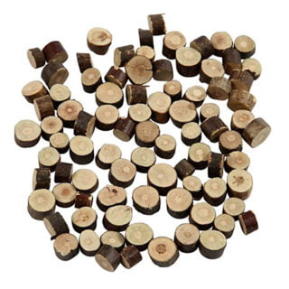 Ronde houten schijf klein