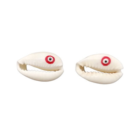 Cowrie schelpkralen evil eye kraal rood