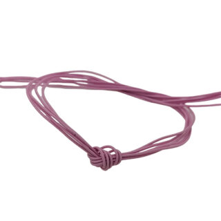 Sieraden elastiek blush roze 0.8mm