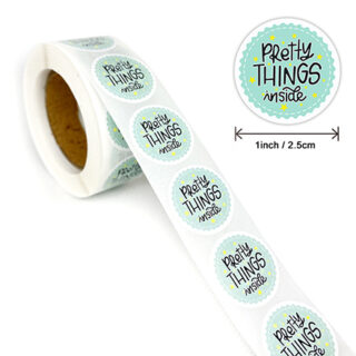 rolletje ronde stickers 2.5cm pretty thins inside