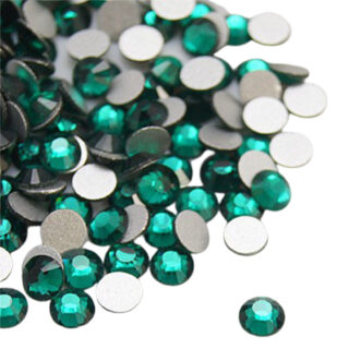 Rhinstone glas steentje emerald groen SS34