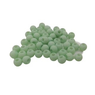 Matte kralen mint groen 4mm klein