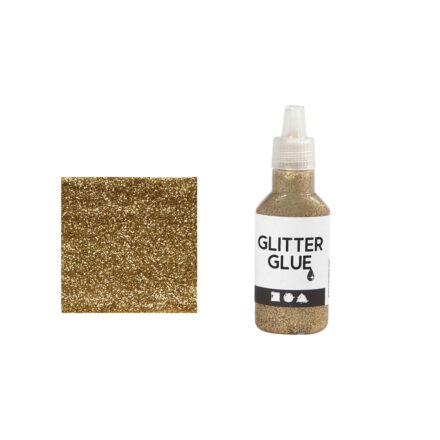 Gouden glitter lijm