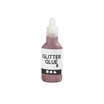 Roze glitter lijm