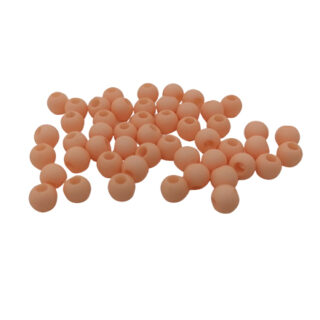 Salmon pink kralen 4mm mat acryl