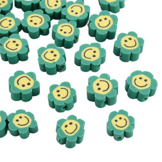 Groen gele smile kraal katsuki polymeer klei