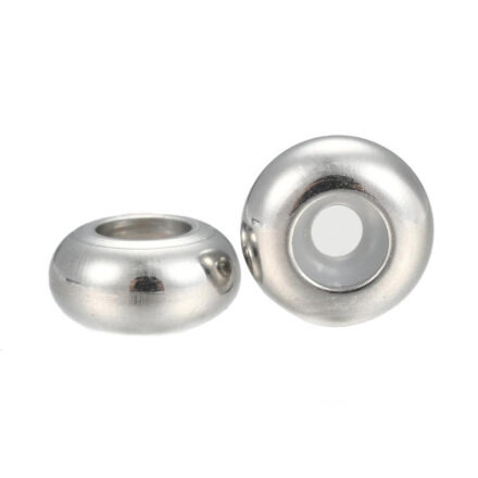 Smart beads stopper sluiting bolo rubbe stainless steel