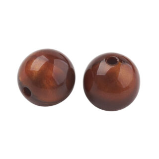 Tijger oog kralen rond 7.5mm imitatie brown