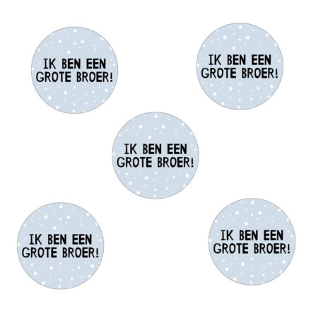 Wensstickers geboorte ik ben grote broer