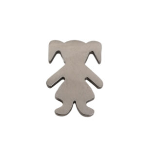 RVS meisjes kralen groot rijg gaat zilver