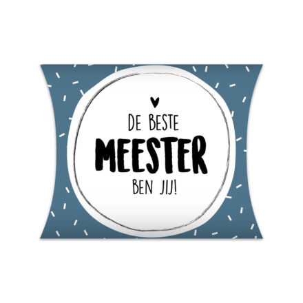 Cadeau doosje de beste meester ben jij