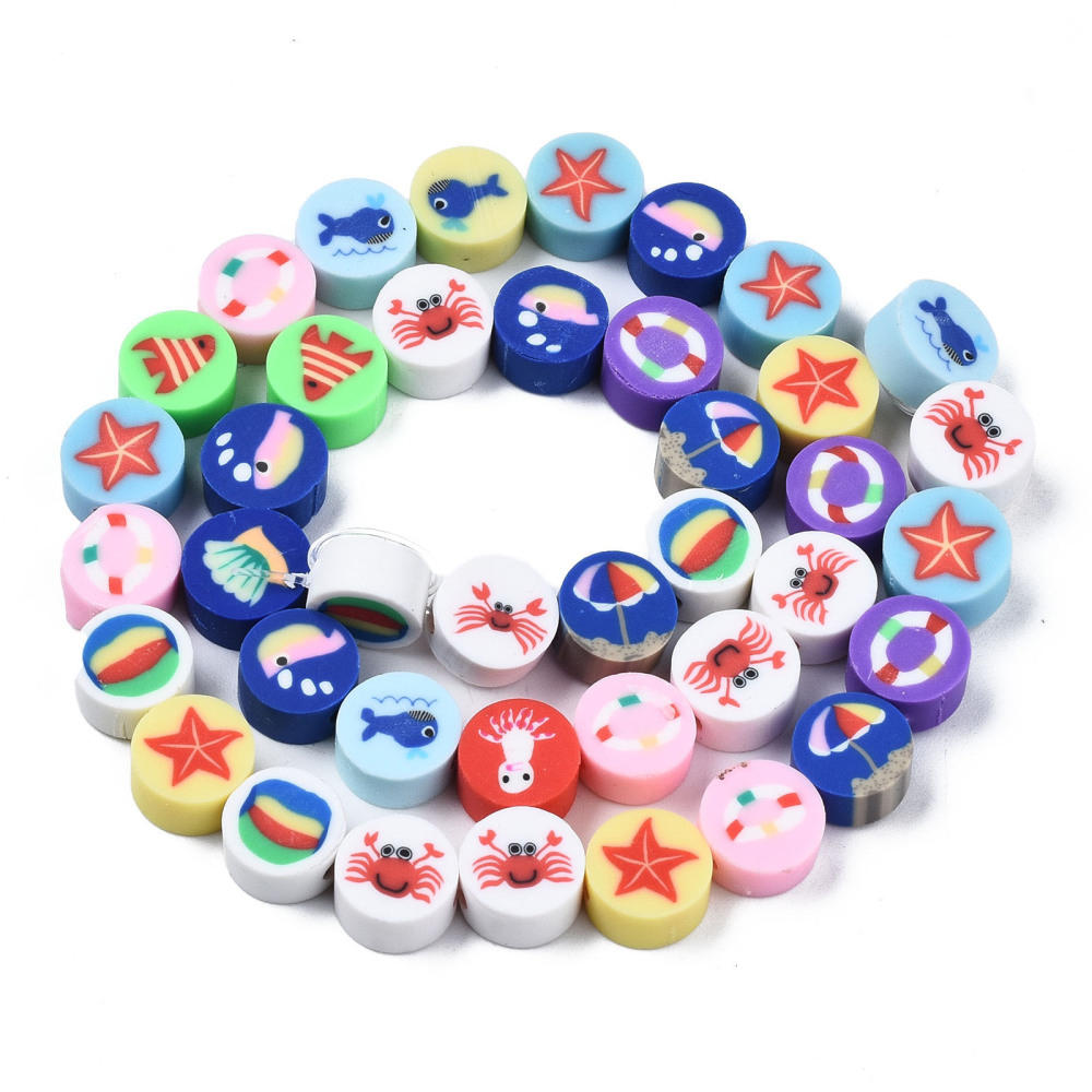 Katsuki sea beads mix 10mm 10x