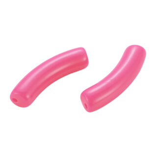 Acryl kralen neon roze tube