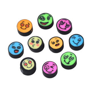 Katsuki emoji kralen mixed color plat rond