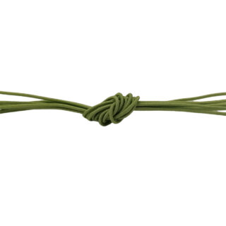 Sieraden elastiek groen 1mm