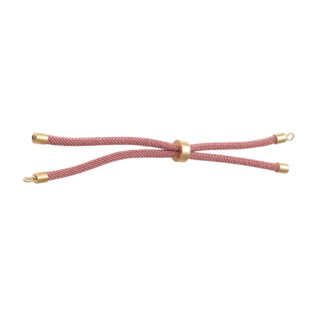 Oud roze armbandjes sluiting verstelbaar goudkleurig