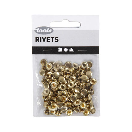 Rivet goud 7mm